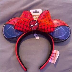 Disney Spider-Man Headband with Red and Blue Ears